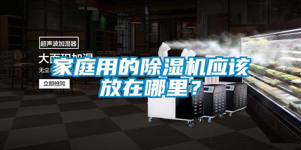 家庭用的除濕機(jī)應(yīng)該放在哪里？