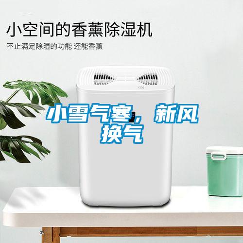 小雪氣寒，新風(fēng)換氣
