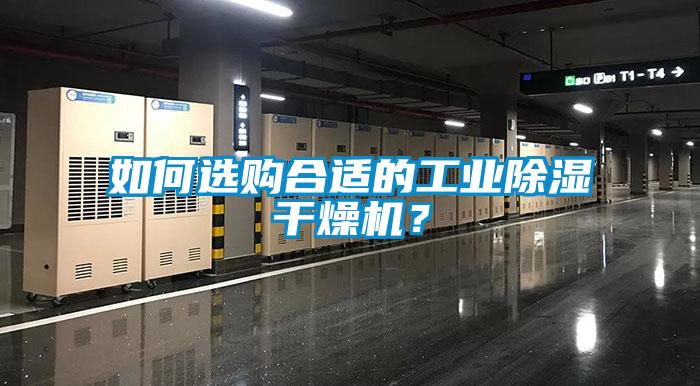 如何選購合適的工業(yè)除濕干燥機？