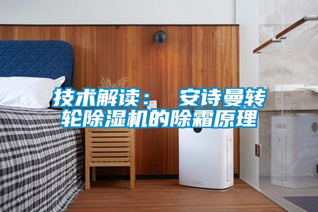 技術(shù)解讀: 安詩曼轉(zhuǎn)輪除濕機的除霜原理