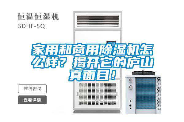 家用和商用除濕機(jī)怎么樣？揭開(kāi)它的廬山真面目！