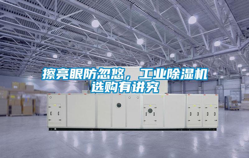 擦亮眼防忽悠，工業(yè)除濕機選購有講究