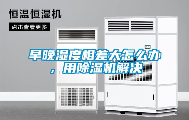 早晚濕度相差大怎么辦，用除濕機解決