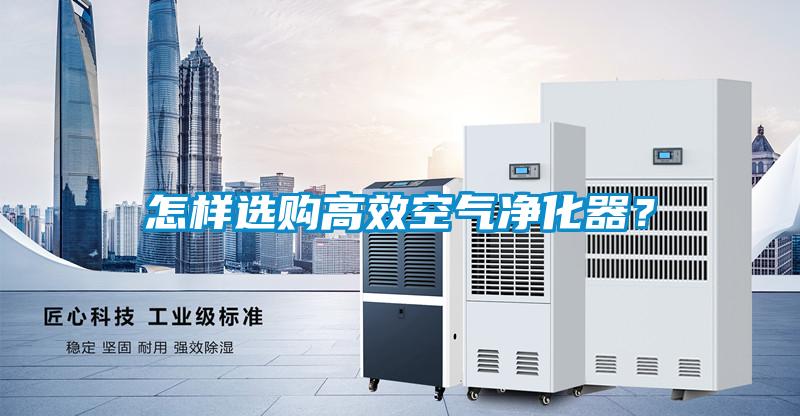 怎樣選購高效空氣凈化器？