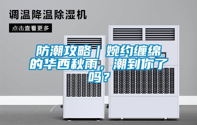 防潮攻略｜婉約纏綿的華西秋雨，潮到你了嗎？