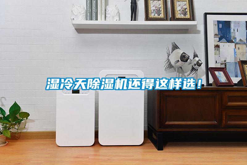 濕冷天除濕機還得這樣選！