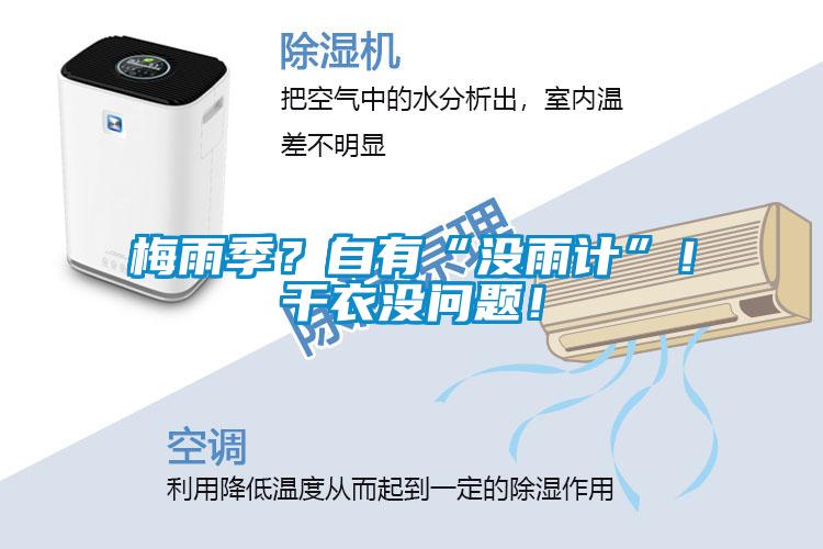 梅雨季？自有“沒雨計”！干衣沒問題！