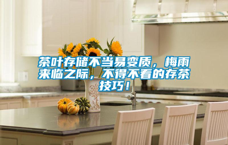 茶葉存儲不當易變質(zhì)，梅雨來臨之際，不得不看的存茶技巧！