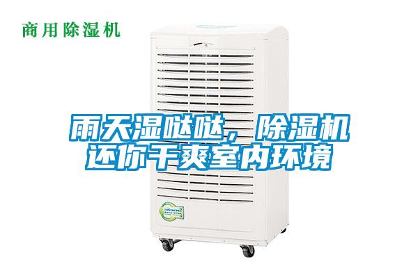 雨天濕噠噠，除濕機(jī)還你干爽室內(nèi)環(huán)境
