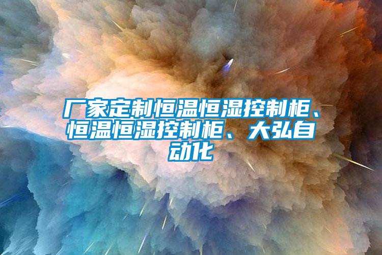 廠家定制恒溫恒濕控制柜、恒溫恒濕控制柜、大弘自動化