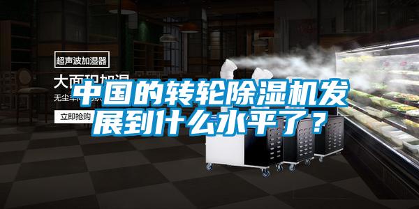 中國的轉(zhuǎn)輪除濕機發(fā)展到什么水平了？