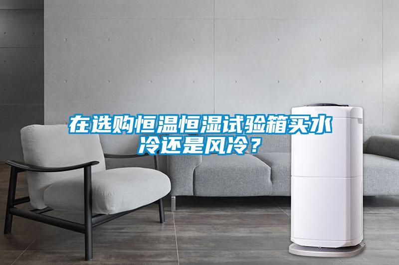 在選購(gòu)恒溫恒濕試驗(yàn)箱買水冷還是風(fēng)冷？
