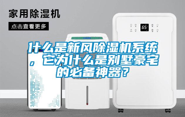 什么是新風(fēng)除濕機(jī)系統(tǒng)，它為什么是別墅豪宅的必備神器？
