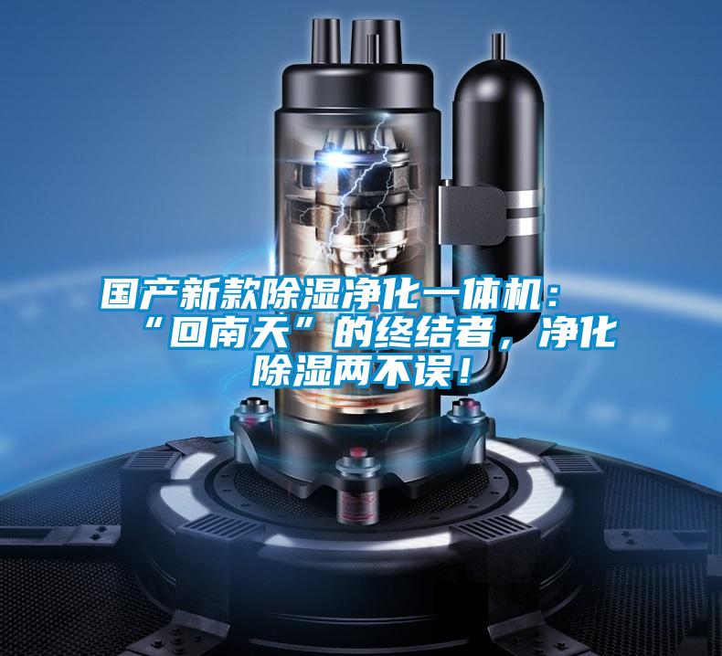 國(guó)產(chǎn)新款除濕凈化一體機(jī)：“回南天”的終結(jié)者，凈化除濕兩不誤！