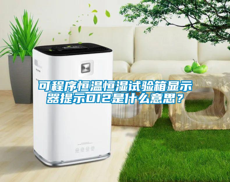 可程序恒溫恒濕試驗(yàn)箱顯示器提示DI2是什么意思？