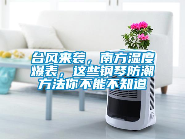 臺風(fēng)來襲，南方濕度爆表，這些鋼琴防潮方法你不能不知道