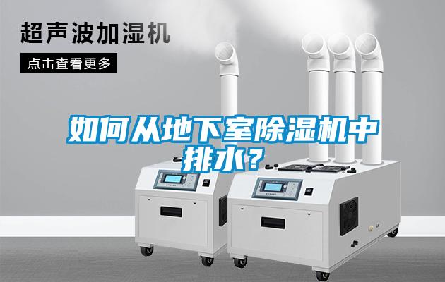 如何從地下室除濕機(jī)中排水？