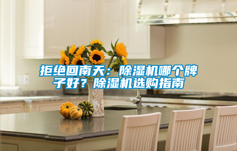 拒絕回南天：除濕機(jī)哪個(gè)牌子好？除濕機(jī)選購指南