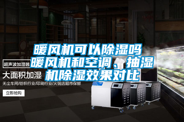 暖風機可以除濕嗎 暖風機和空調(diào)、抽濕機除濕效果對比