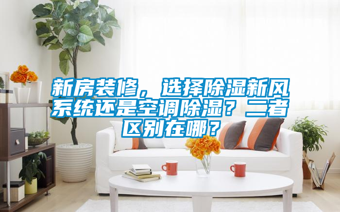 新房裝修，選擇除濕新風(fēng)系統(tǒng)還是空調(diào)除濕？二者區(qū)別在哪？