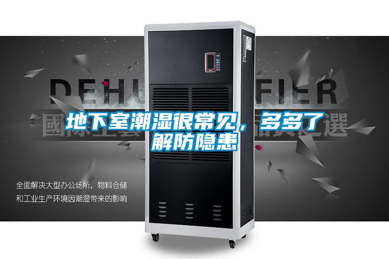 地下室潮濕很常見，多多了解防隱患