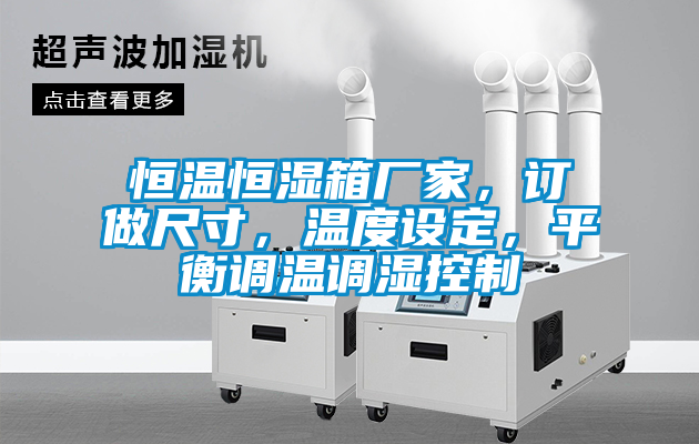恒溫恒濕箱廠家，訂做尺寸，溫度設定，平衡調(diào)溫調(diào)濕控制