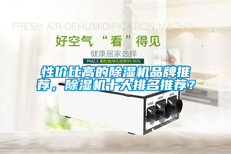 性價比高的除濕機品牌推薦，除濕機十大排名推薦？
