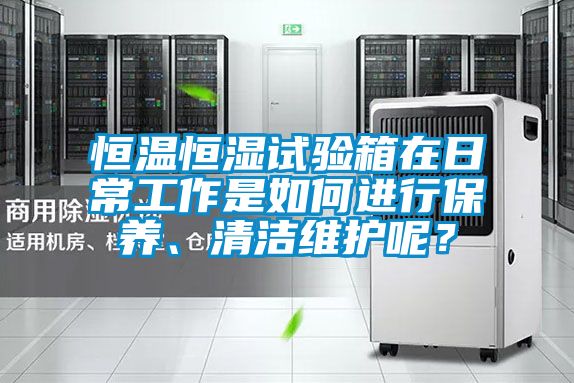 恒溫恒濕試驗箱在日常工作是如何進行保養(yǎng)、清潔維護呢？