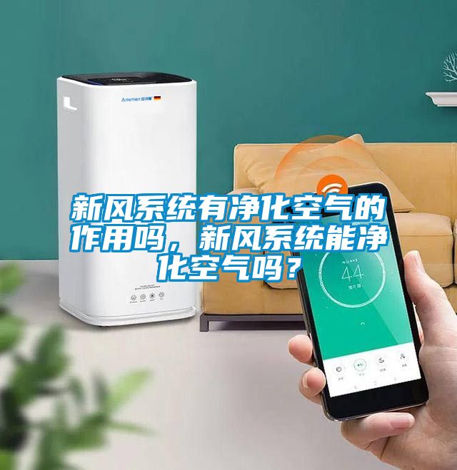 新風(fēng)系統(tǒng)有凈化空氣的作用嗎，新風(fēng)系統(tǒng)能凈化空氣嗎？