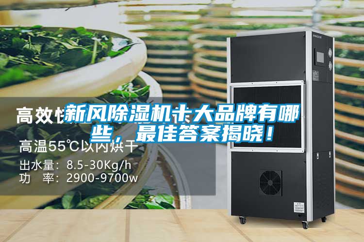 新風除濕機十大品牌有哪些，最佳答案揭曉！