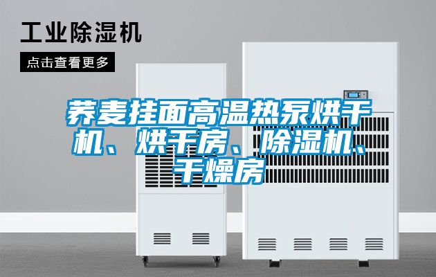 蕎麥掛面高溫?zé)岜煤娓蓹C(jī)、烘干房、除濕機(jī)、干燥房