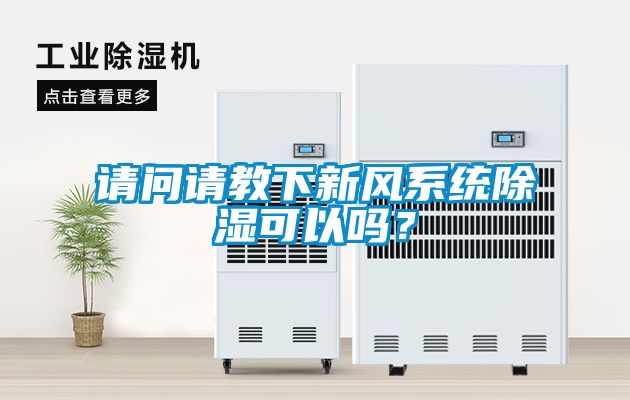 請問請教下新風系統(tǒng)除濕可以嗎？