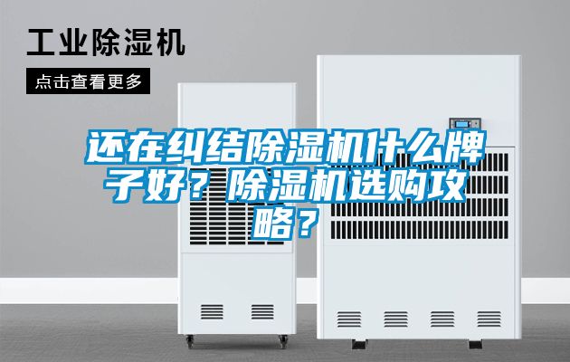 還在糾結除濕機什么牌子好？除濕機選購攻略？
