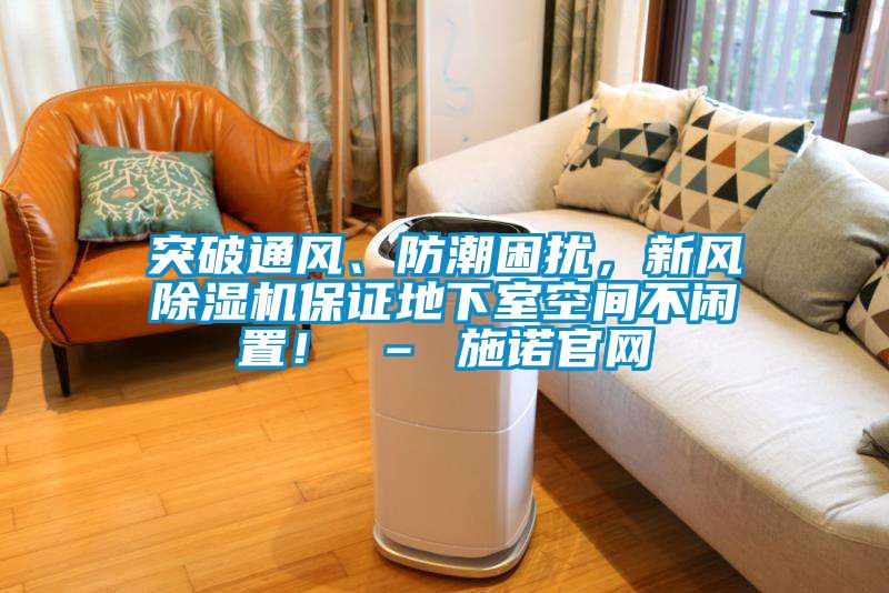 突破通風(fēng)、防潮困擾，新風(fēng)除濕機(jī)保證地下室空間不閑置！ – 施諾官網(wǎng)