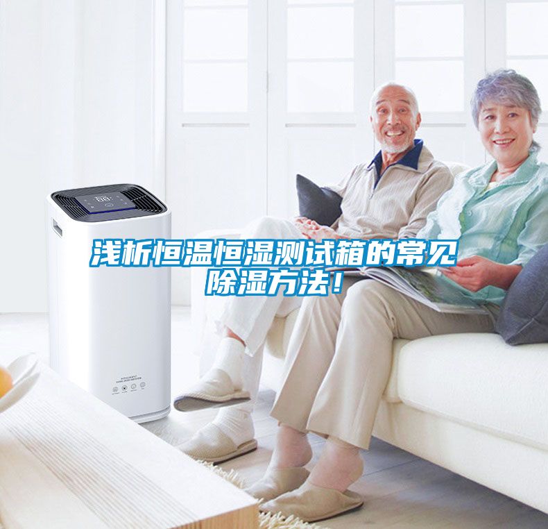 淺析恒溫恒濕測試箱的常見除濕方法！