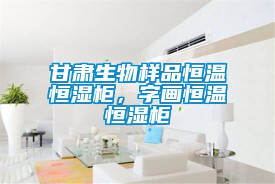 甘肅生物樣品恒溫恒濕柜，字畫恒溫恒濕柜